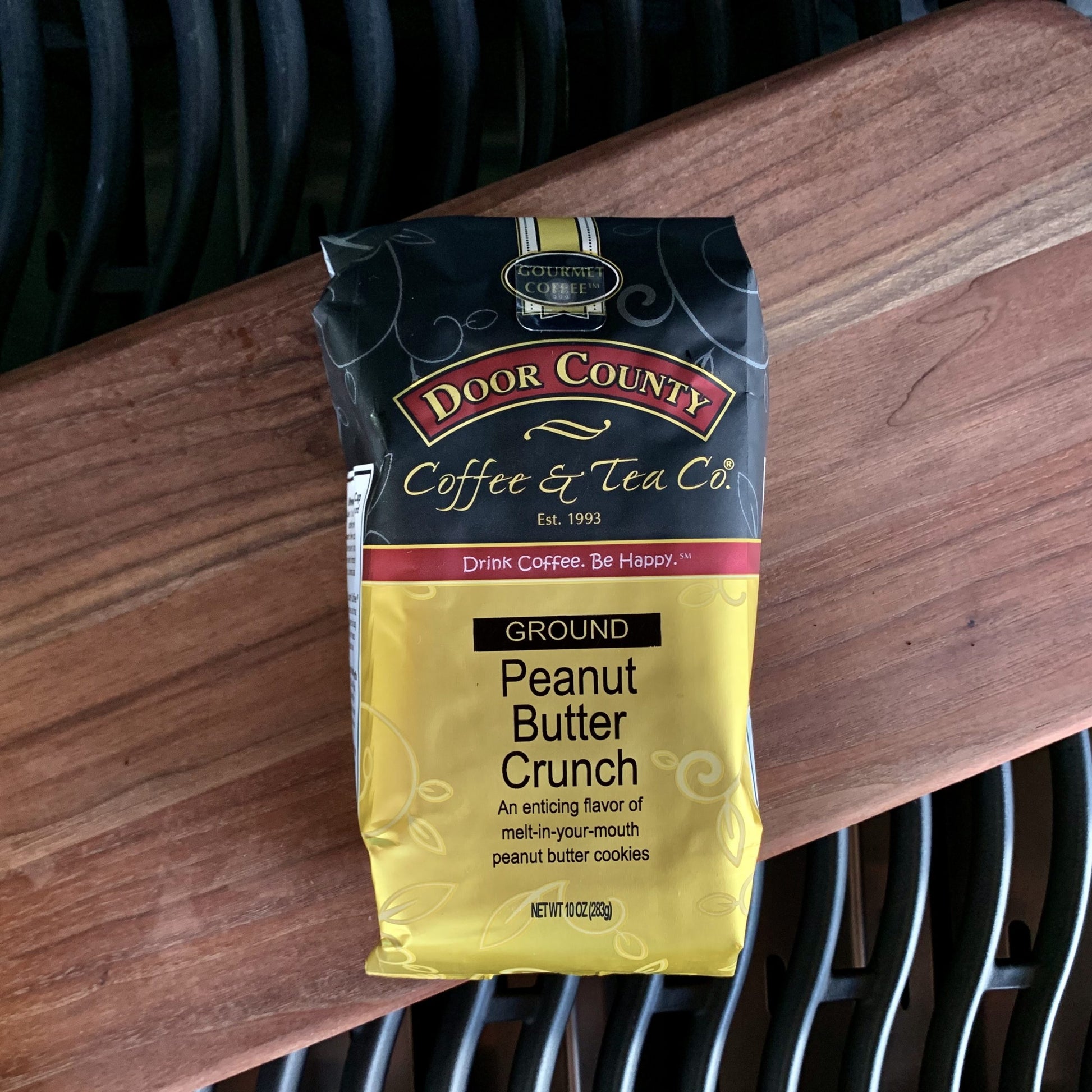 Door County Coffee Grounds - Peanut Butter Crunch, 10 ounces image