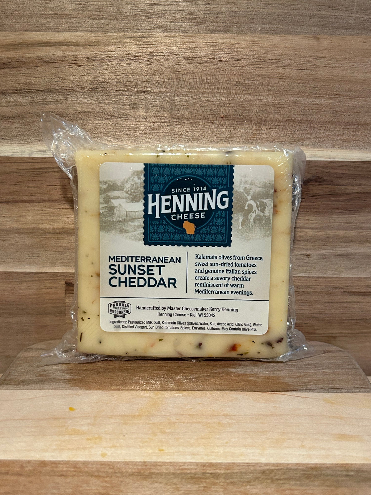 Henning - Mediterranean Sunset Cheddar Cheese
